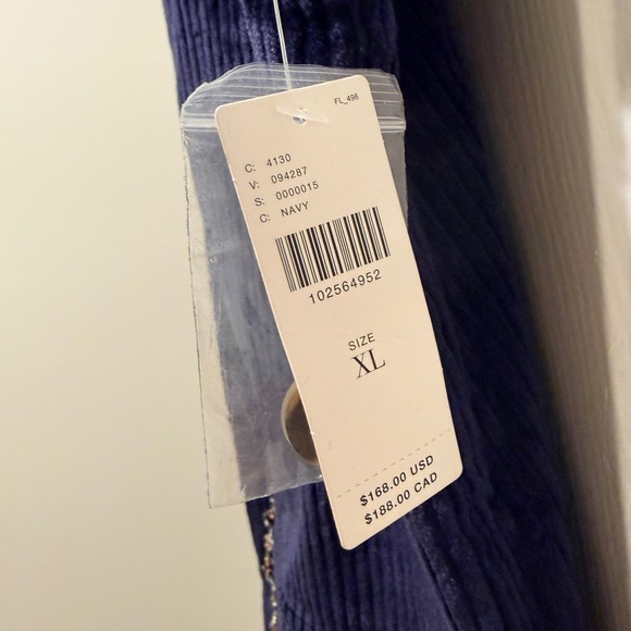 NWT By Anthropologie Size XL Collared Corduroy Mini Dress - Picture 10 of 12